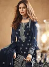 Inara Hi Design 129 By Sayuri Georgette Embroidery Party Wear Sharara Suits Wholesale Price In Surat