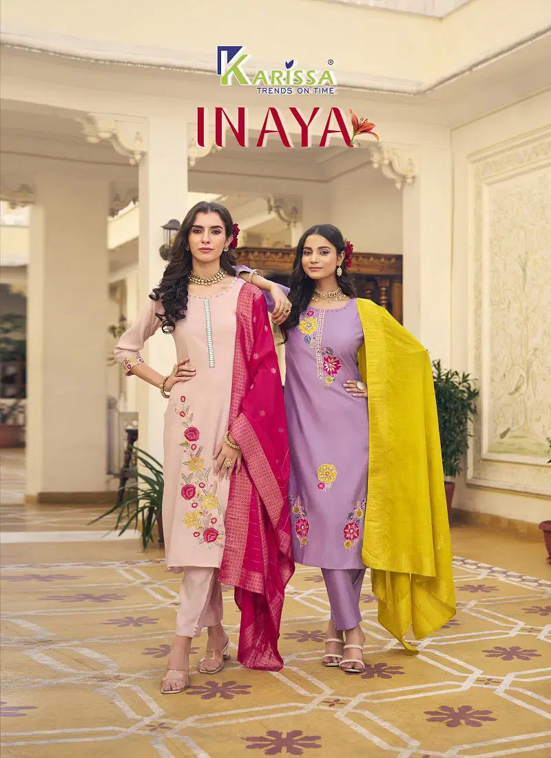 Inaya By Karissa Viscose Kurti With Bottom Dupatta Wholesale Shop In Surat Catalog