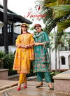 Inayat By Af Fancy Tissue Kurti With Bottom Dupatta Wholesale Price In Surat
