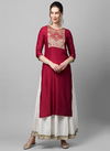 Indo Era Yoke Kurta 36 Trendy Cotton Printed Ethnic Wear Stylish Cotton Kurtis Collection
