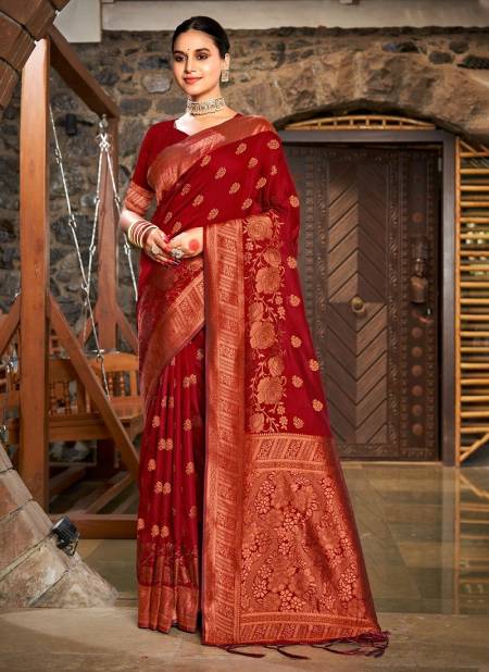 Indu Silk By Bunawat Designer Silk Wedding Wear Sarees Wholesale Price In Surat Catalog