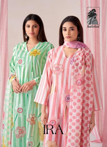 Ira By Sahiba Digital Printed Lawn Cotton Dress Material Wholesale Suppliers In Mumbai
 Catalog