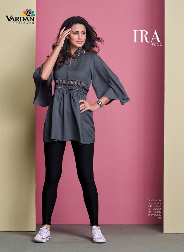 Ira Vol 2 By Vardan Rayon Ladies Top Western Wholesale Shop In Surat