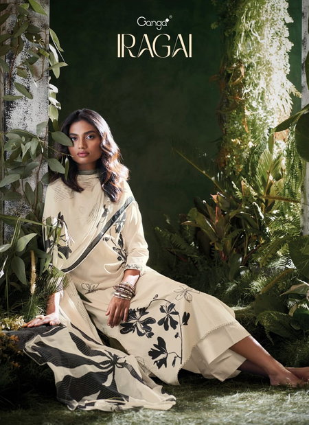 Iragai By Ganga Cotton Printed Embroidery Salwar Suit Suppliers In India