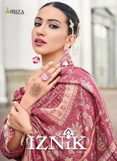 Iznik Vol 4 By Ibiza Simar Muslin Digital Printed Salwar Kameez Wholesale Shop In Surat