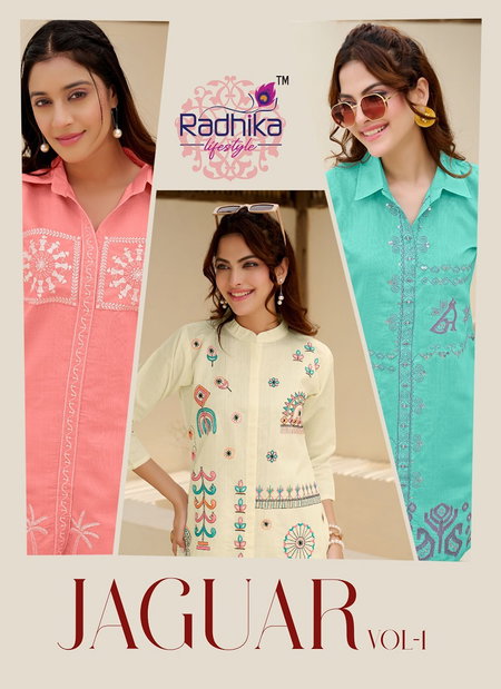 Jaguar Vol 3 By Radhika Vertican With Work Co Ord Set Wholesale Price In Surat