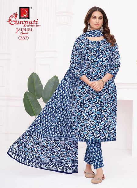 Jaipuri Vol 12 By Ganpati Cotton Printed Dress Material Exporters In India Catalog