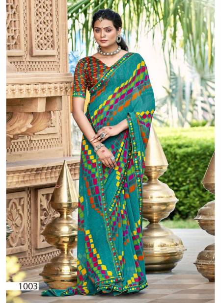 Jannat By Vallabhi Daily Wear Georgette Printed Sarees Wholesale Shop IN Surat