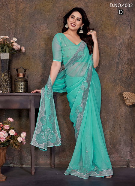 Jayshree 4002 A To D Shimmar Occasion Wear Saree Wholesale Shop In Surat
