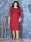 Jazzy 501 Designer Heavy Ethnic Wear Rayon Straight Kurti Collection