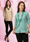 Jelite Carnation Latest Designer Fancy Western Type Cotton Ladies Top Collection
