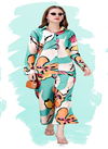 Jelite Cord Sets 1 Stylish Printed Poly Crape Co Ord Sets Catalog