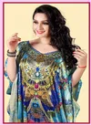 Jelite Kaftans 2 Latest Fancy Casual Wear Japan Smooth Satin Kaftan Style Kurti Collection 
