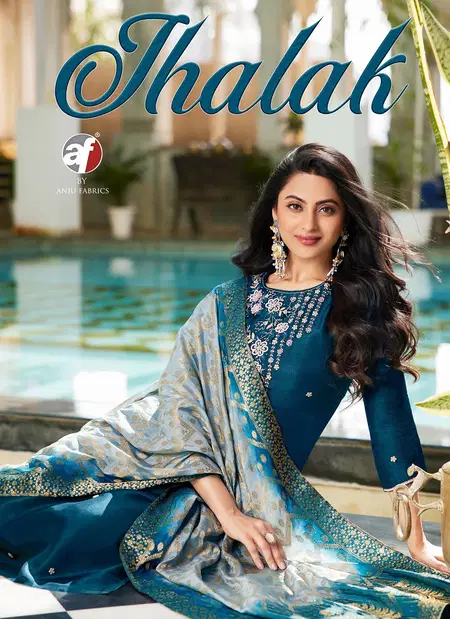 Jhalak By Af Pure Dola Silk Kurti With Bottom Dupatta Wholesale Online