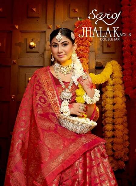 Jhalak Vol 6 By Saroj Soft Organza Silk Designer Sarees Wholesale Clothing Suppliers In India
 Catalog
