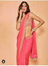 Jhanavi Colours Latest Designer Pretty Party Wear Stylish Saree Collection