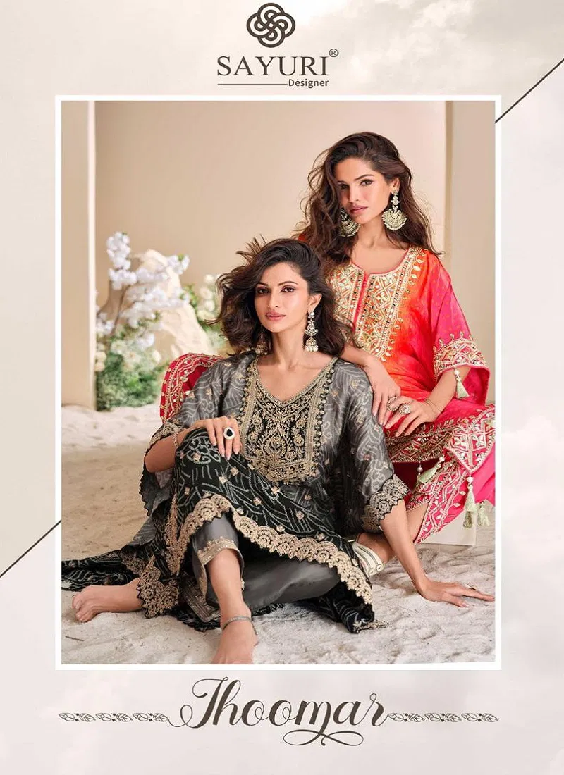 Jhoomar By Sayuri Designer Viscose Readymade Suits Suppliers In India Catalog