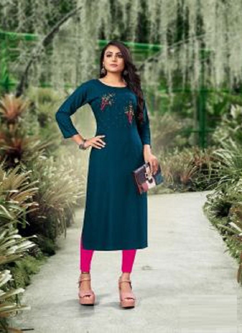 Jinesh nx Nazakat New Designer Embroidery Wholesale Kurti Collection