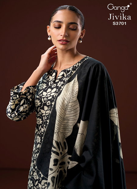 Jivika 3701 By Ganga Cotton Printed Designer Salwar Suit Exporters In India