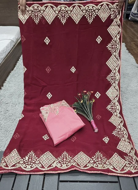JK Designer Jarkan Diamond Designer Party Wear Sarees Suppliers In India
