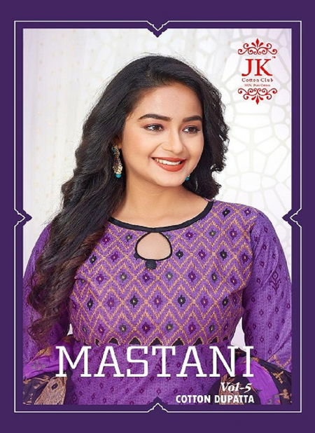 Jk Mastani 5 Latest Fancy Designer Regular Casual Wear Printed Pure Cotton Collection
 Catalog