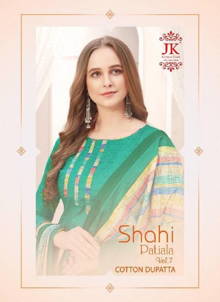 JK Shahi Patiyala 7 Latest fancy Designer regular wear Cotton Printed Dress Material Collection
 Catalog