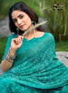 Jodha 17 5D Printed Designer Georgette Sarees Wholesale Shop In Surat