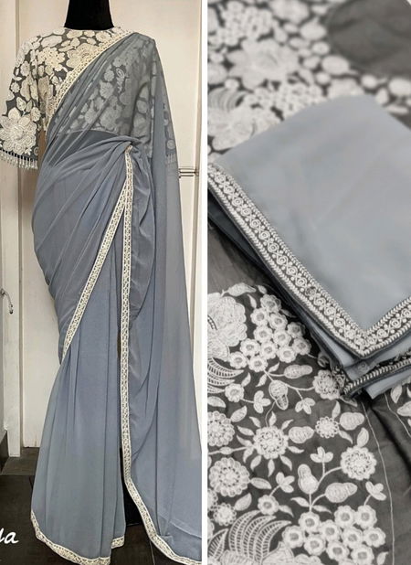 JR 572 Designer Classic Georgette Party Wear Saree Wholesalers In Delhi Catalog