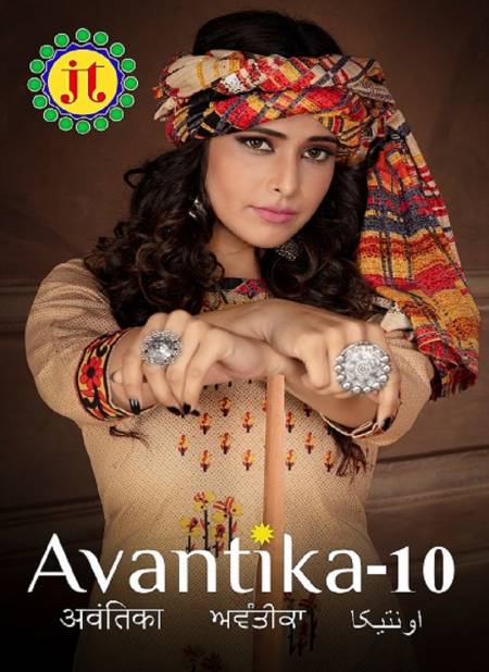 Jt Avantika 10 Latest fancy Regular Wear Printed Readymade Salwar Suit Collection
 Catalog