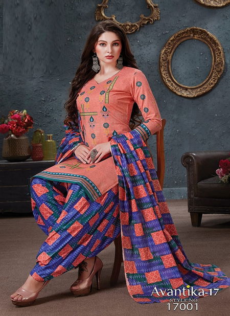 Jt Avantika 17 Casual Daily Wear Printed Cotton Dress Material Collection Catalog