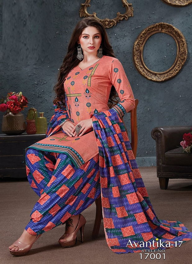 Jt Avantika 17 Casual Daily Wear Printed Cotton Dress Material Collection