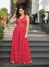 Jump Suit Color Edition 2 By Zaveri Fancy Chinon Embroidery Readymade Suits Wholesale Shop In Surat
