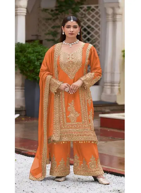 K 5142 By Shree Fabs Chinon Pakistani Salwar Suits Suppliers In India Catalog