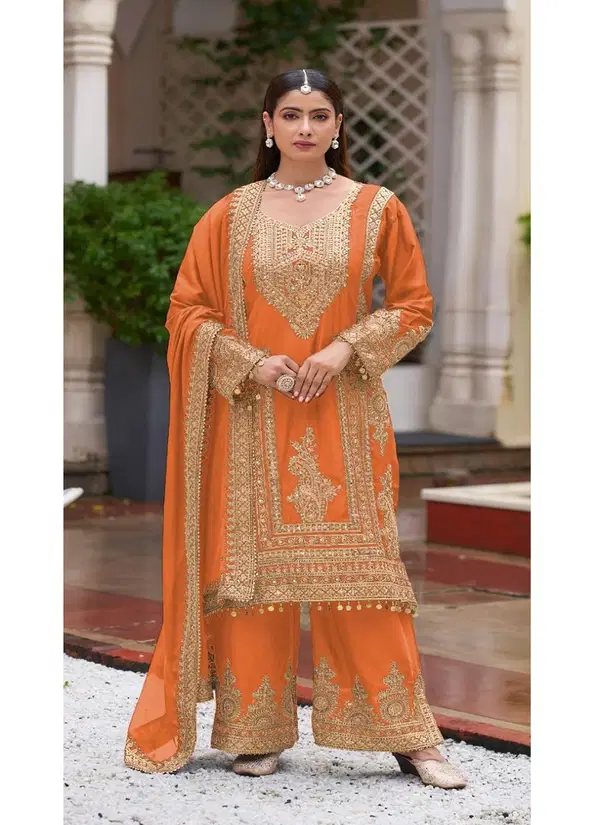 K 5142 By Shree Fabs Chinon Pakistani Salwar Suits Suppliers In India