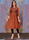 K Siya Zoya 01 Latest Regular Wear Rayon Printed Kurti Collection