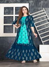 K9 Hello Jacket Fancy Festive Wear Rayon Designer Fancy Kurti With Skirt Collection