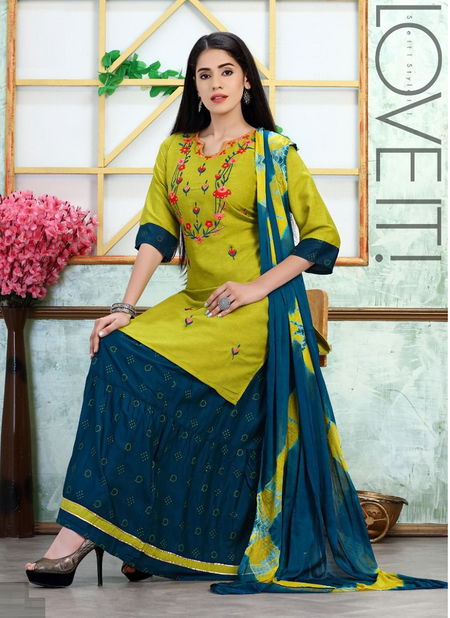 K9 Lilly Fancy Wear Heavy Rayon with Embroidery work Long Kurtis And Skirt With Dupatta Collection
 Catalog