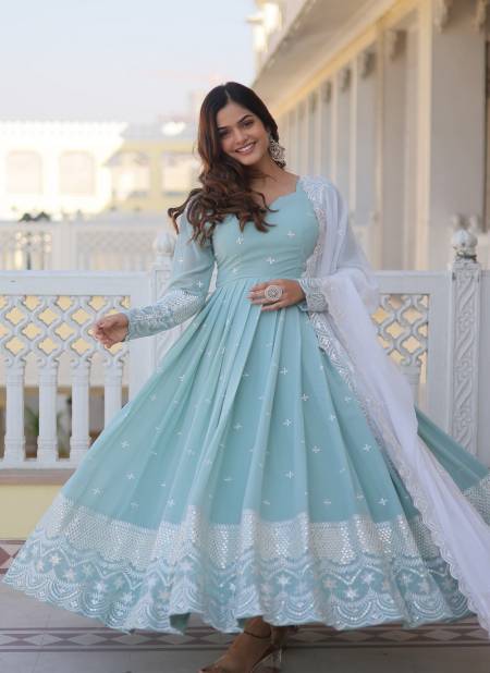Ka 1071 Premium Designer Gown Suppliers in India