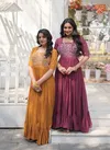 KA 1109 Sequence Faux Georgette Designer Gown Wholesale Price In Surat