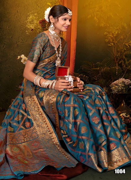 Kaanishka Vol 1 By Saroj Organza Silk Saree Wholesale Shop In Surat
 Catalog