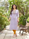 Kadlee Mahek Rayon Designer Fancy Wear Latest Kurti Collection