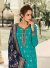 Kainaat By Zisa Dola Jacquard Embroidery Designer Salwar Suits Wholesale Online
