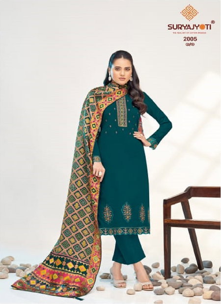 Kainaat Vol 2 By Suryajyoti Jam Satin Designer Dress Material Wholesale Price In Surat
