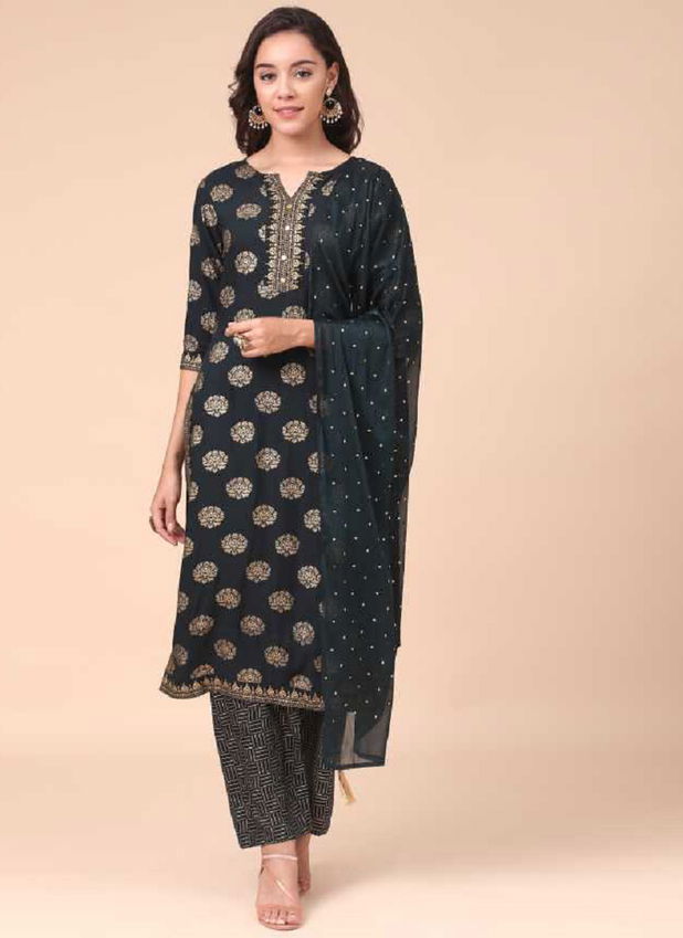 Kainat 17 New Designer Fancy Ethnic Wear Kurti With Pant And Dupatta Readymade Collection