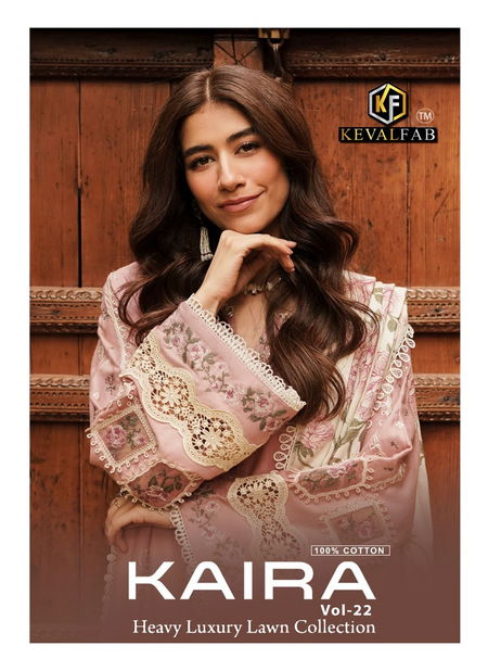 Kaira Vol 22 By Keval Heavy Cotton Luxury Printed Pakistani Readymade Suits Wholesale Online
 Catalog