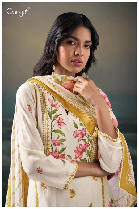 Kaisha By Ganga Bemberg Silk Printed Salwar Suit Best Wholesale Shop In Surat