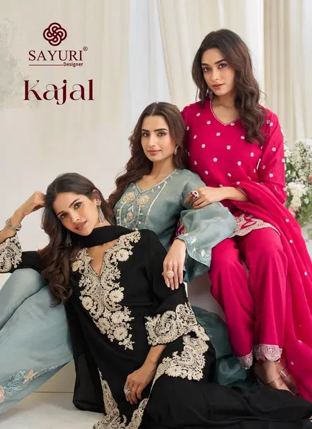 Kajal By Sayuri  Embroidery Designer Readymade Suits Wholesale Online
