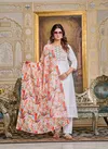 Kalaai Chanderi Embroidery Kurti With Bottom Dupatta Wholesale Price In Surat