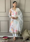 Kalaai Designer Organza Printed Kurti With Bottom Dupatta Wholesale Market In Surat
