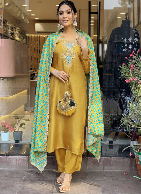 Kalaai Heavy Viscose Embroidery Kurti With Bottom Dupatta Wholesale Market In Surat
